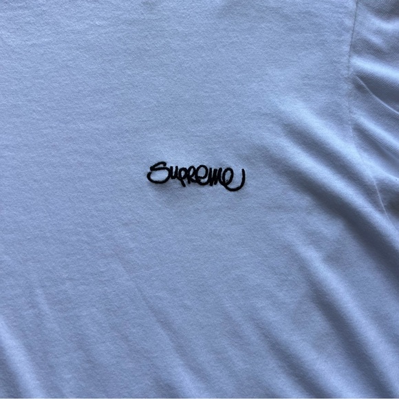 Supreme Washed Handstyle 100% Cotton S/S Tee - Picture 3 of 8